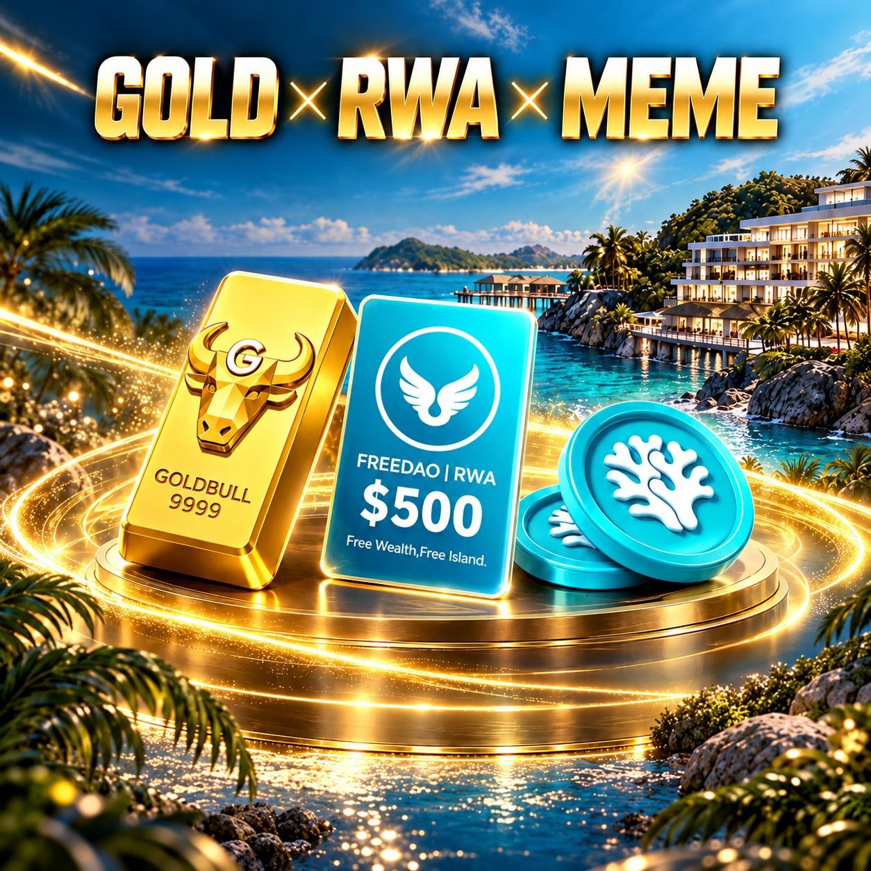 黄金×RWA×MEME 财富三重奏